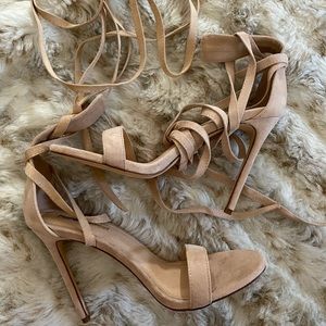 Cute strapped heels